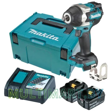 Гайковерт Makita DTW700RTJ (с 2-мя АКБ, кейс)